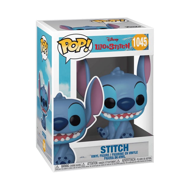 Funko Pop! Lilo & Stitch סטיץ' יושב ומחייך #1045
