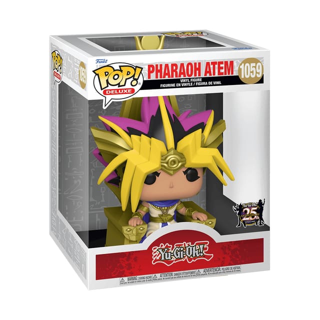Funko Pop! Yu-Gi-Oh! פרעה אטם על כס המלכות (דלוקס, מטאלי) #1059