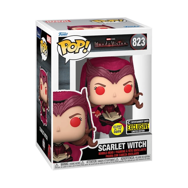 Funko Pop! WandaVision סקרלט וויץ' (זוהרת בחושך) #823