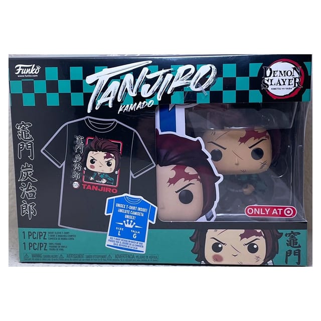 Funko Pop! Demon Slayer טנג'ירו קמאדו + חולצה (מידה L)