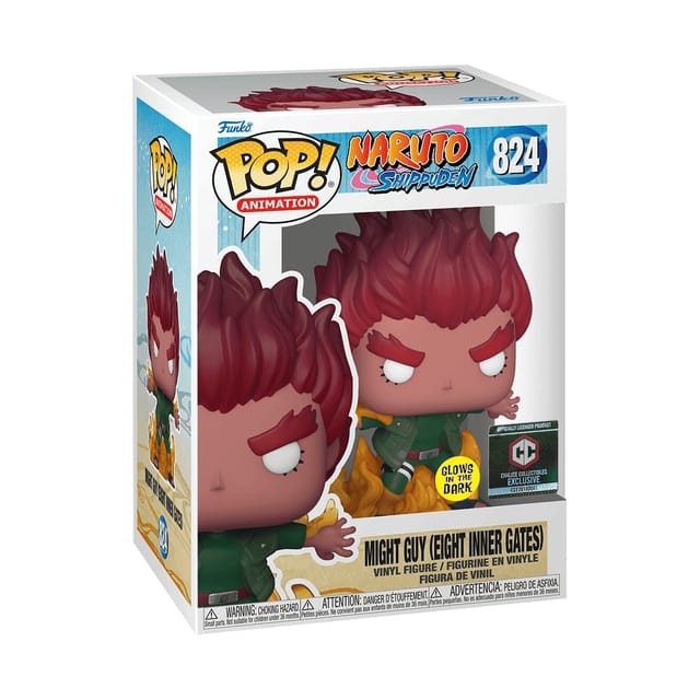 Funko Pop! Naruto Shippuden מייט גאי בשמונת השערים (זוהר בחושך) #824