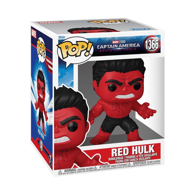Funko Pop! Captain America: Brave New World האלק האדום (6 אינץ') #1366