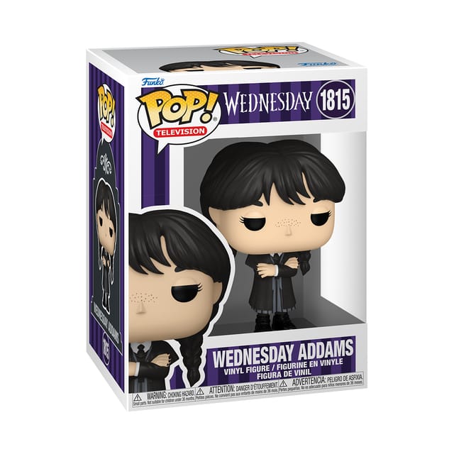 Funko Pop! Wednesday וונסדיי אדמס במעיל שחור #1815
