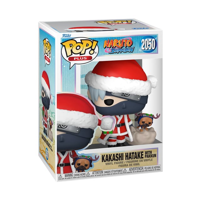 Funko Pop! Naruto Shippuden קאקאשי הטאקה עם פאקון בתלבושת חג #2050