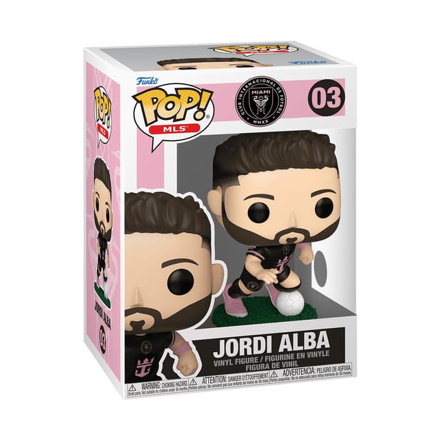 Funko Pop! Inter Miami CF ג'ורדי אלבה בתלבושת חוץ #3