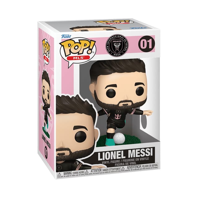 Funko Pop! Inter Miami CF ליונל מסי בתלבושת חוץ #1